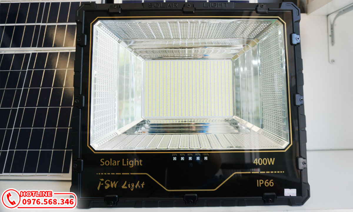 Đèn led năng lượng mặt trời 400w chính hãng giá rẻ